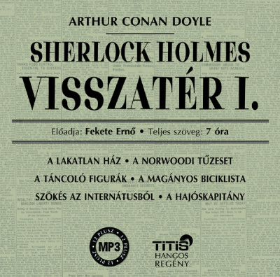 Sherlock Holmes visszatér I. (audio CD)