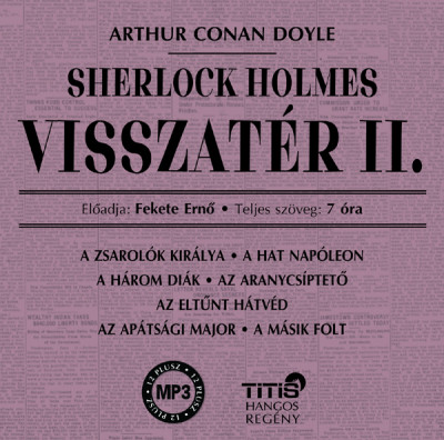 Sherlock Holmes visszatér II. (audio CD)