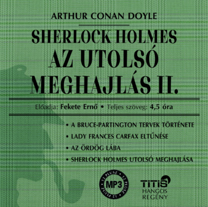 Sherlock Holmes – Az utolsó meghajlás 2. (MP3 CD)